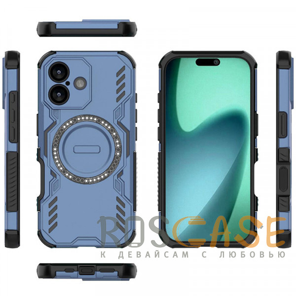 Фотография Синий Mirage MagSafe | Противоударный чехол с поддержкой MagSafe для iPhone 17