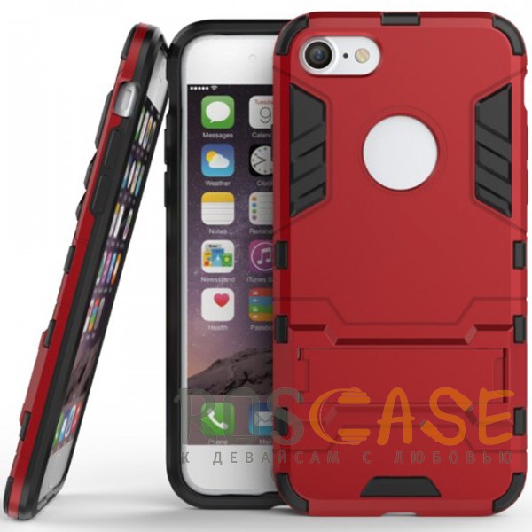 Фото Красный / Dante Red Transformer | Противоударный чехол для iPhone 7/8/SE (2020) с мощной защитой корпуса