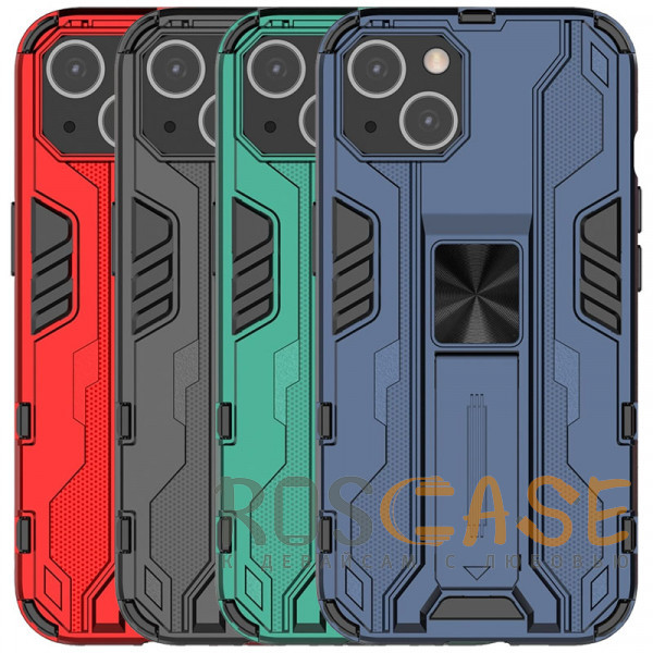 Фото Galvatron | Противоударный чехол-подставка для iPhone 14 Plus с защитой камеры