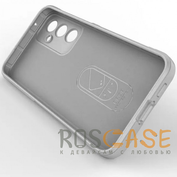 Изображение Серый Flex Silicone | Противоударный чехол для Samsung Galaxy S23 FE с защитой камеры и микрофиброй