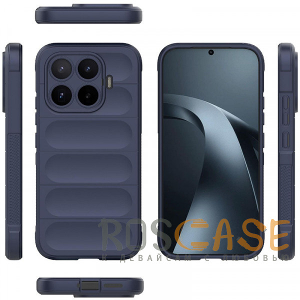 Фото Темно-синий Flex Silicone | Противоударный чехол для Xiaomi Mi 17T с защитой камеры и микрофиброй