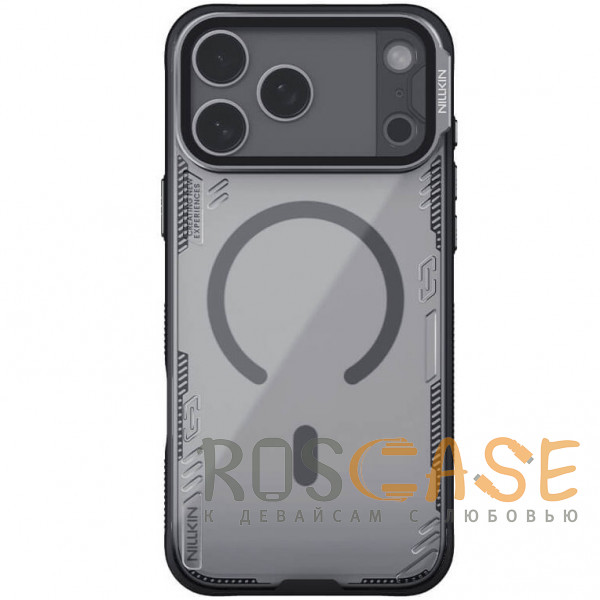 Фото Черный Nillkin Iceblade Prop Magnetic | Полупрозрачный чехол с поддержкой Magsafe и подставкой для iPhone 17 Pro Max