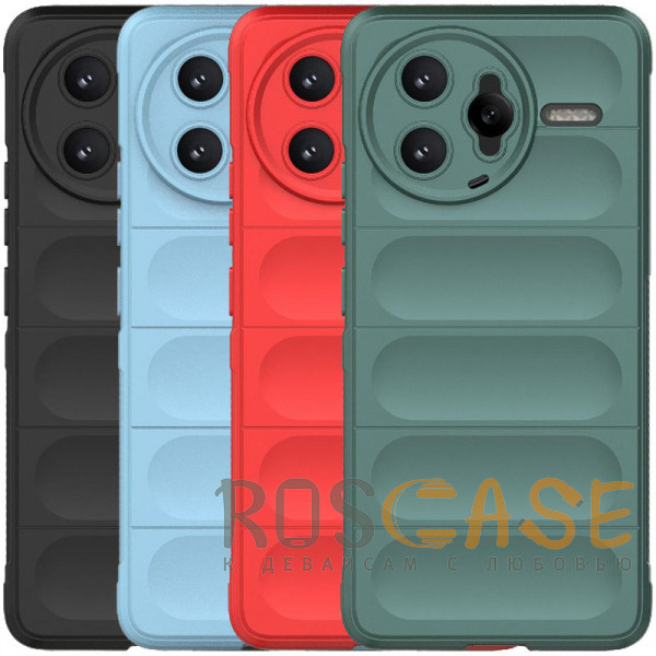 Фото Flex Silicone | Противоударный чехол для Xiaomi Poco F7 Ultra / Redmi K80 Pro с защитой камеры и микрофиброй