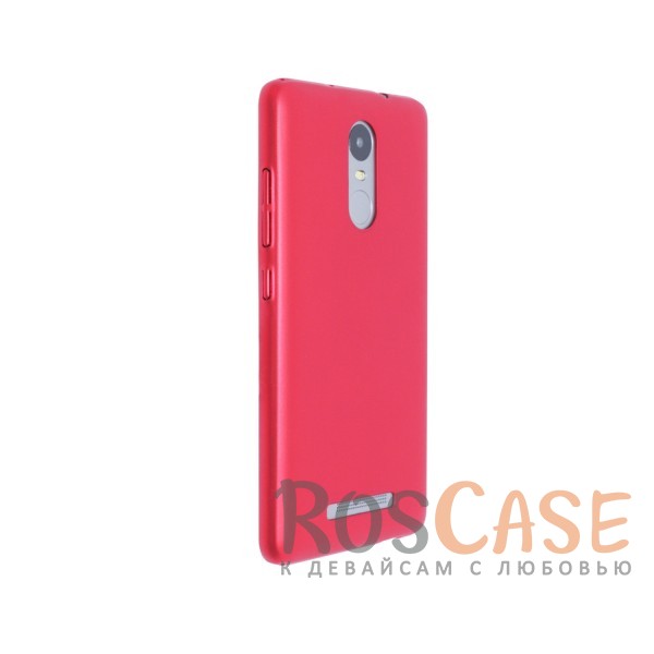 Изображение Красный Joyroom | Матовый soft-touch чехол для Xiaomi Redmi Note 3/Redmi Note 3 Pro с защитой торцов
