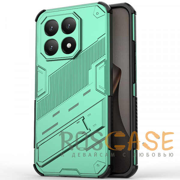 Фото Зеленый Megatron | Противоударный чехол-подставка для Xiaomi Mi 15T с защитой камеры