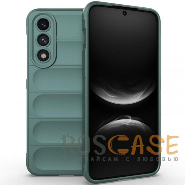 Фото Зеленый Flex Silicone | Противоударный чехол для OnePlus Nord 5 5G / Ace 5 Ultra с защитой камеры и микрофиброй