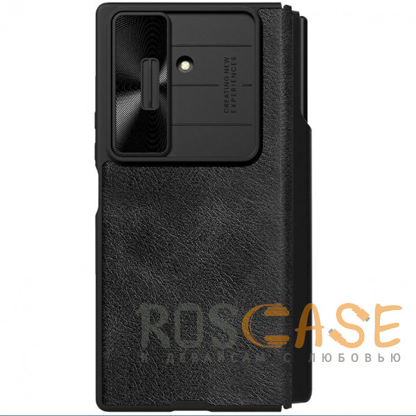 Фотография Черный Nillkin Qin PRO | Чехол-книжка из Premium экокожи с защитой камеры для Samsung Galaxy Z Fold 7