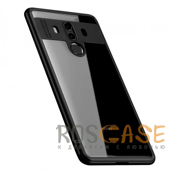 

Rock Clarity | Прозрачный чехол для Huawei Mate 10 Pro с противоударным бампером (Черный / Black)