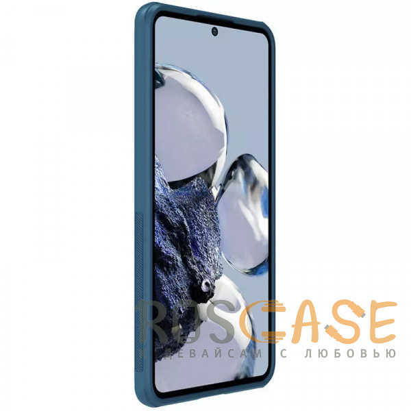 Изображение Синий Nillkin Super Frosted Shield Pro | Матовый пластиковый чехол для Xiaomi Mi 12T Pro