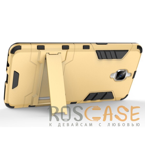 Изображение Золотой / Champagne Gold Transformer | Противоударный чехол для OnePlus 3 / OnePlus 3T с мощной защитой корпуса