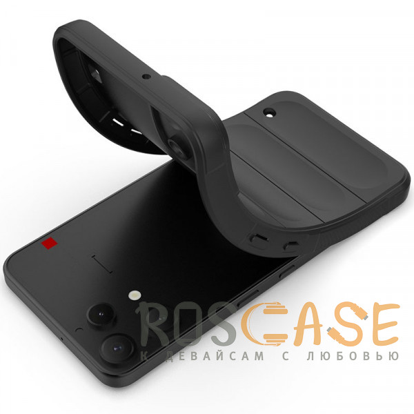 Фотография Черный Flex Silicone | Противоударaный чехол для Nothing Phone 3a Lite с защитой камеры и микрофиброй