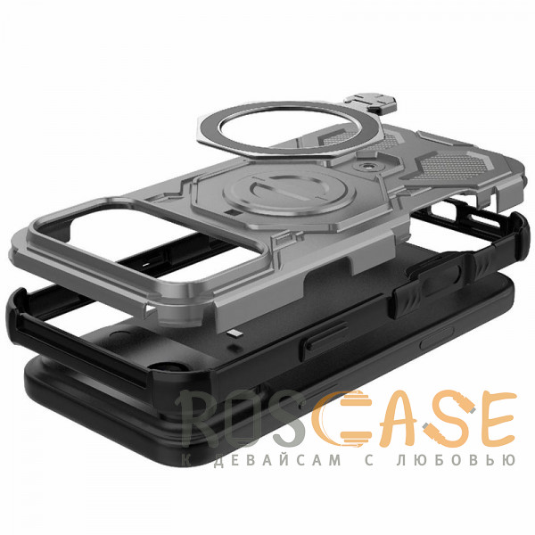 Фотография Серый Magnus | Противоударный чехол с Magsafe для iPhone 17 Pro Max