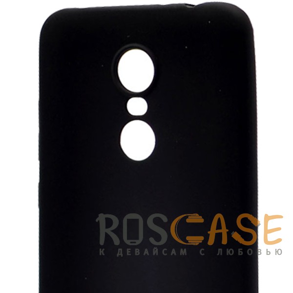 Фотография Черный J-Case THIN | Гибкий силиконовый чехол для Xiaomi Redmi 5 Plus / Redmi Note 5 (Single Camera)