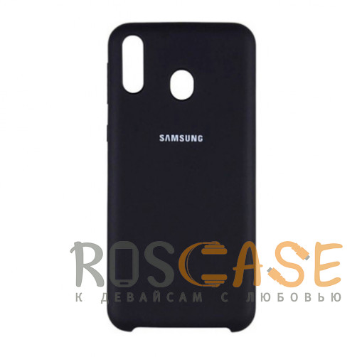 Фото Черный Чехол Silicone Cover для Samsung Galaxy A40 (A405F)