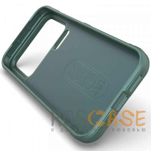 Изображение Зеленый Flex Silicone | Противоударный чехол для Xiaomi Mi 17 Pro Max с защитой камеры и микрофиброй