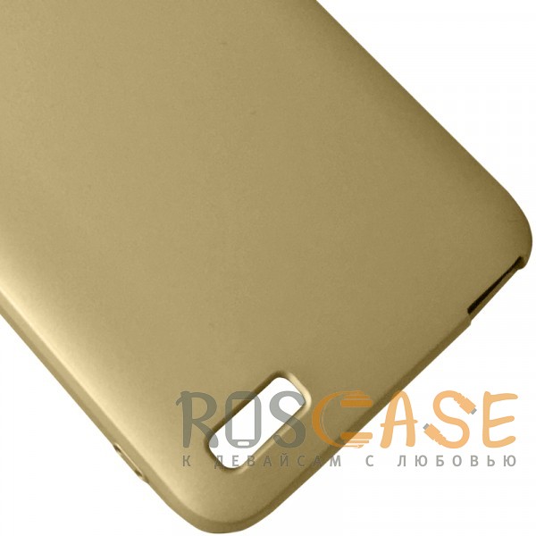 Фото Золотой J-Case THIN | Гибкий силиконовый чехол для Huawei Enjoy 5s / Huawei GR3