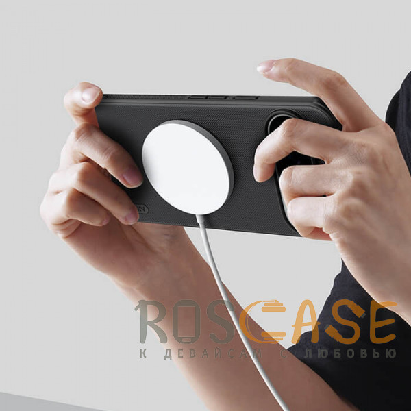 Фотография Черный Nillkin Super Frosted Shield Magnetic | Пластиковый чехол с поддержкой Magsafe для Google Pixel 10 Pro XL