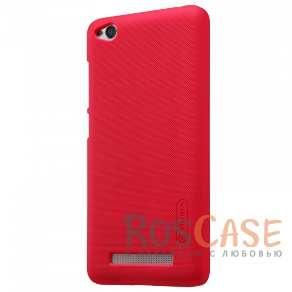 Изображение Красный Nillkin Super Frosted Shield | Матовый чехол для Xiaomi Redmi 4a