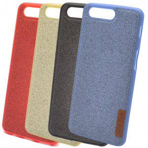 Fiber Logo | TPU чехол с текстильным покрытием для OnePlus 5