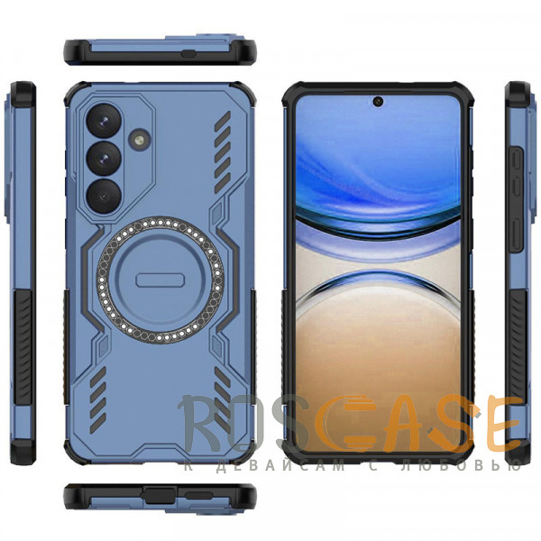 Фотография Синий Mirage MagSafe | Противоударный чехол с поддержкой MagSafe для Samsung Galaxy S26 Plus