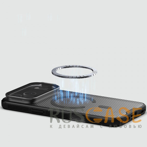 Фотография Серый Nillkin CamShield Prop Magnetic | Полупрозрачный чехол из пластика и TPU с поддержкой MagSafe и защитой камеры для iPhone 17 Pro Max