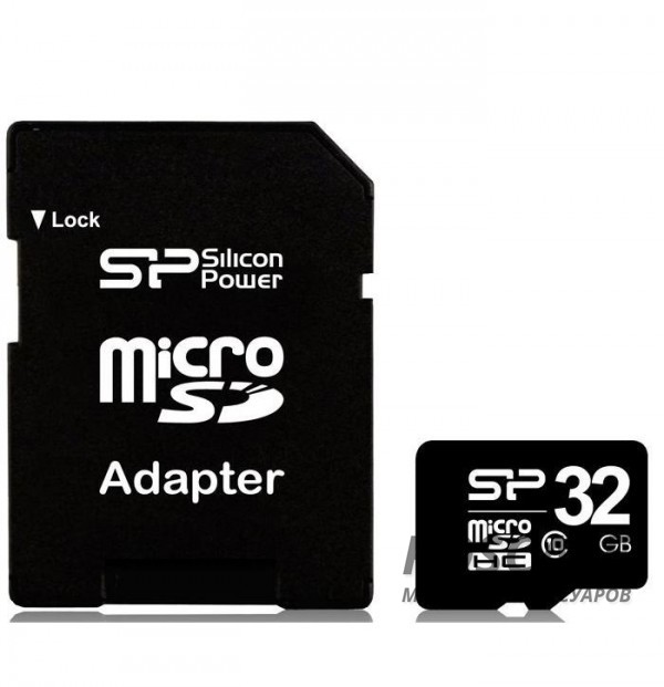 Фото Карта памяти Team microSDHC 32 GB Card Class 10 + SD adapter