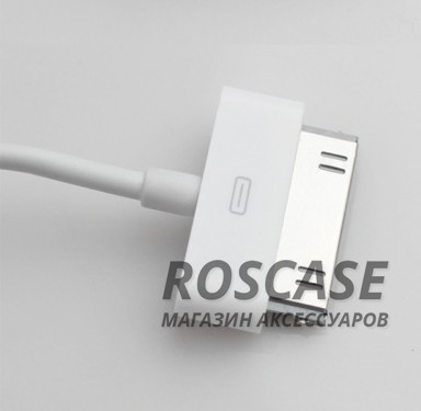 Фото Белый Дата кабель Peston USB to 30-pin для Apple iPhone 4/4S (1m) 