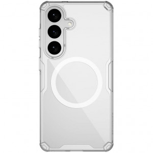 Nillkin Nature PRO Magnetic | Прозрачный силиконовый чехол с поддержкой Magsafe для Samsung Galaxy S26 Plus