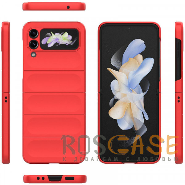 Фотография Красный Flex Matte | Пластиковый чехол с Soft Touch покрытием для Samsung Galaxy Z Flip 3