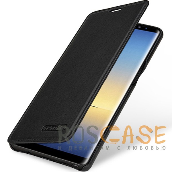 Фото Черный / Black TETDED натур. кожа | Чехол-книжка для для Samsung Galaxy Note 8
