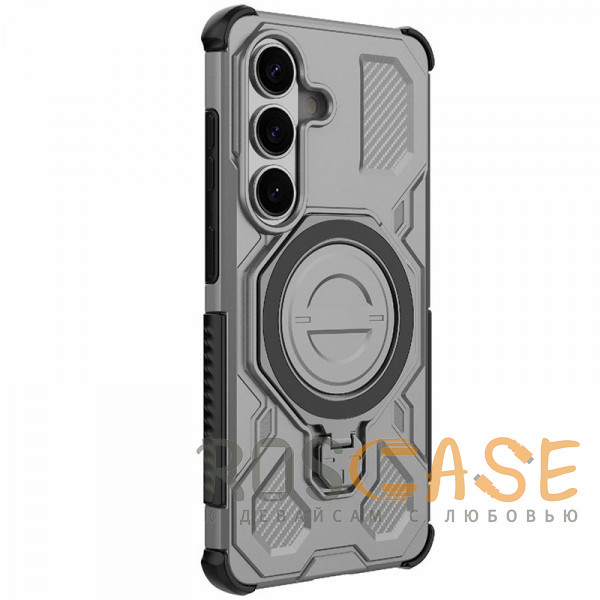 Фото Серый Magnus | Противоударный чехол с Magsafe для Samsung Galaxy S26