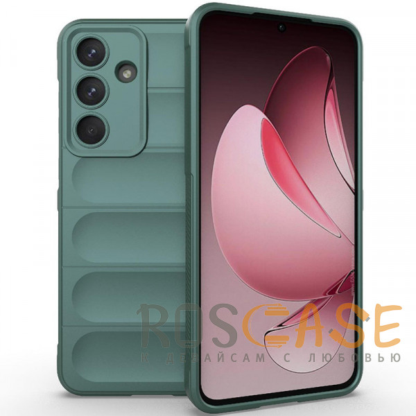 Фото Зеленый Flex Silicone | Противоударный чехол для Samsung Galaxy S25 FE с защитой камеры и микрофиброй