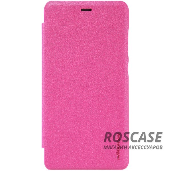 Фотография Розовый Nillkin Sparkle | Чехол-книжка для Xiaomi Redmi 3