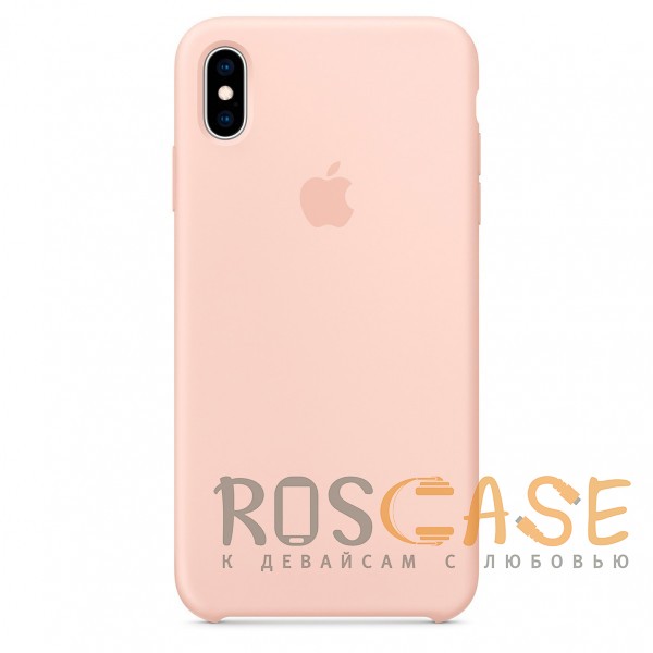 Фотография Розовый песок Чехол Silicone Case для iPhone XS Max