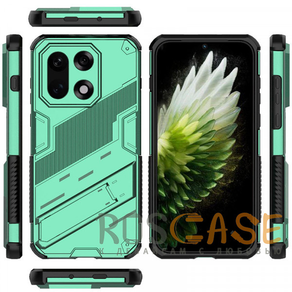 Изображение Зеленый Megatron | Противоударный чехол-подставка для OnePlus 15 5G с защитой камеры