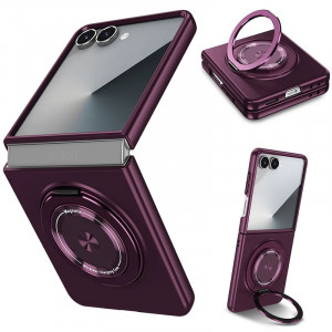 Matte Shield Ring | Тонкий пластиковый чехол с кольцом Magsafe  для Samsung Galaxy Z Flip 7