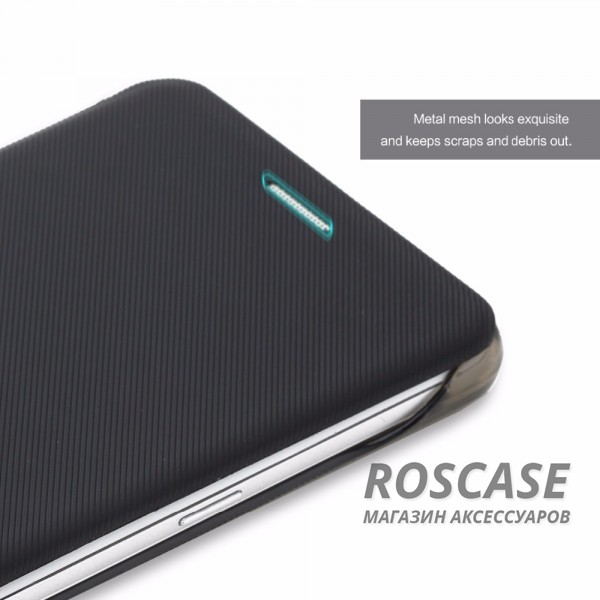 Фото Черный / Black Премиальный чехол-книжка Rock Veena с фактурным олеофобным покрытием для Samsung N935 Galaxy Note Fan Edition