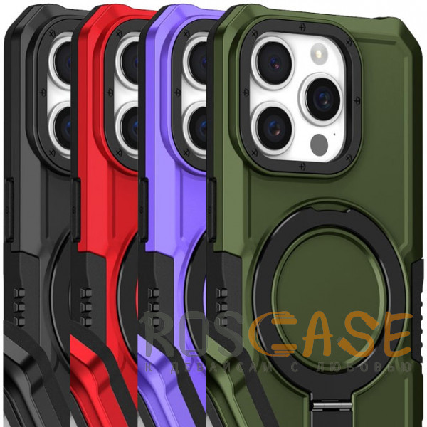 Фото Magnetic Armor Ring | Противоударный чехол с MagSafe и кольцом для iPhone 16 Pro