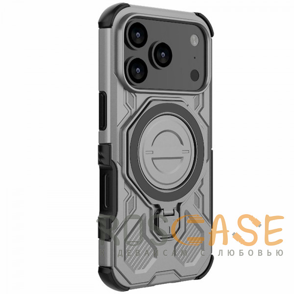 Фото Серый Magnus | Противоударный чехол с Magsafe для iPhone 17 Pro