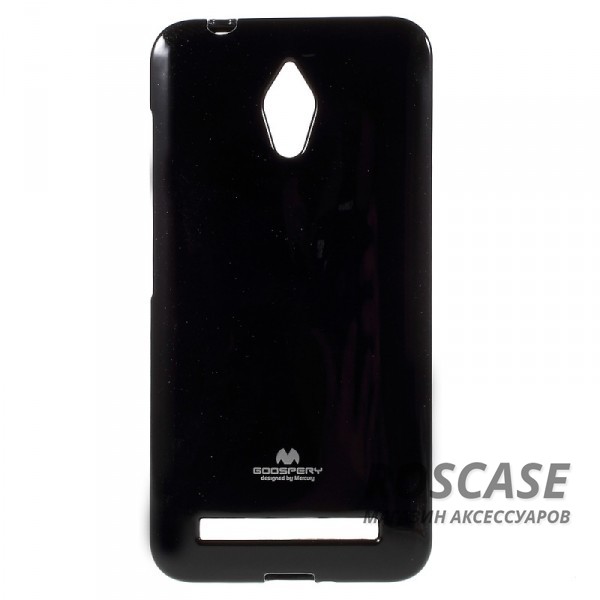 Фото Черный Mercury Jelly Pearl Color | Яркий силиконовый чехол для для Asus ZenFone Go (ZC500TG)