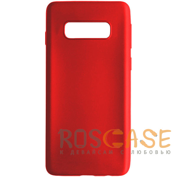 Фото Красный J-Case THIN | Тонкий силиконовый чехол 0.5 мм для Samsung Galaxy S10e