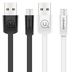 USAMS US-SJ201 | Плоский дата кабель USB to MicroUSB (120 см)