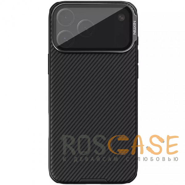 Фото Черный Nillkin CamShield Prop Magnetic | Чехол из пластика и TPU с поддержкой MagSafe и защитой камеры для iPhone 17 Pro Max