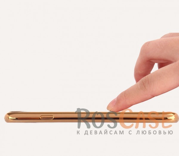 Фотография Золотой Силиконовый чехол для Xiaomi Mi 5s Plus с глянцевой окантовкой
