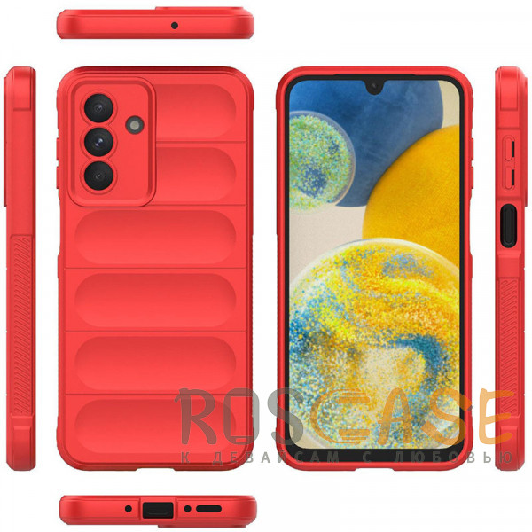 Фото Красный Flex Silicone | Противоударный чехол для Samsung Galaxy A26 5G с защитой камеры и микрофиброй