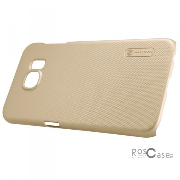Фотография Золотой Nillkin Super Frosted Shield | Матовый чехол для Samsung Galaxy S6 G920F/G920D Duos