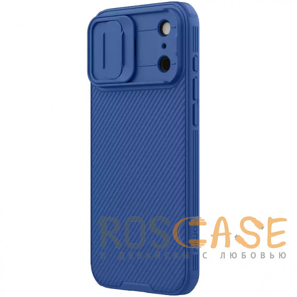 Изображение Синий Nillkin CamShield Pro | Чехол из пластика и TPU с защитой камеры для iPhone 17 Pro Max