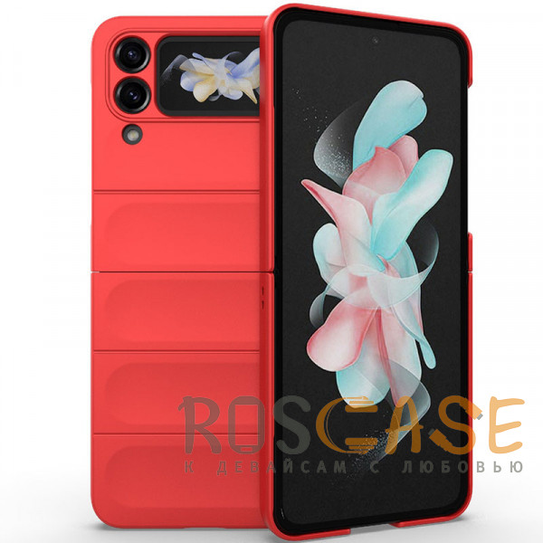 Фотография Красный Flex Matte | Пластиковый чехол с Soft Touch покрытием для Samsung Galaxy Z Flip 4