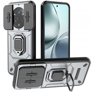 Transformer Ring Holder | Противоударный чехол с кольцом и шторкой камеры  для Realme 14 Pro Plus 5G