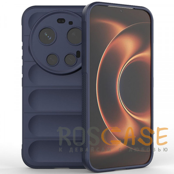 Фото Темно-синий Flex Silicone | Противоударный чехол для Xiaomi Mi 17 Ultra с защитой камеры и микрофиброй